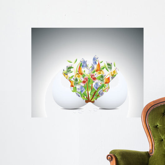 Abstract Background Wall Decal