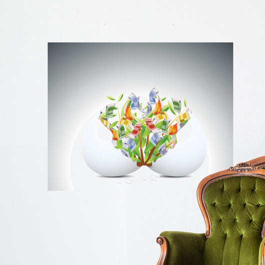 Abstract Background Wall Decal