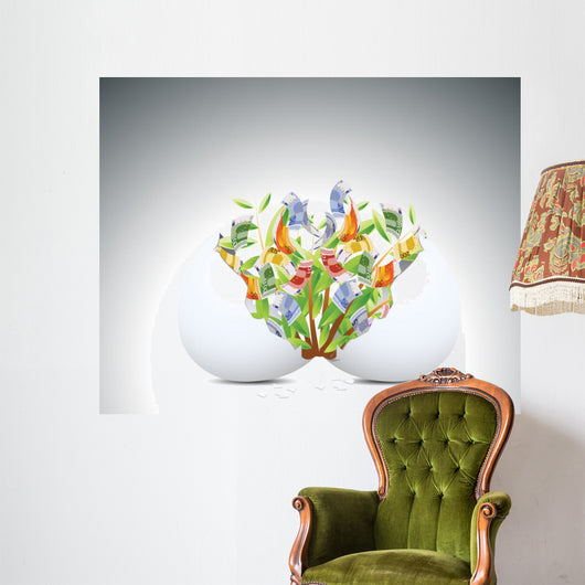 Abstract Background Wall Decal