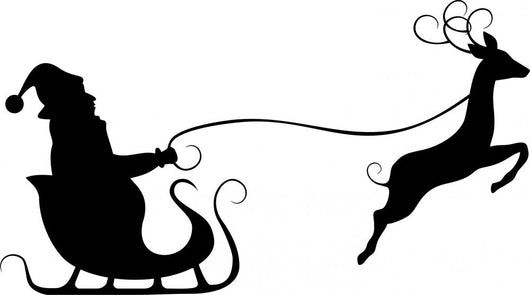 Elf Reindeer Wall Mural