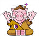 Zen Pig Wall Decal