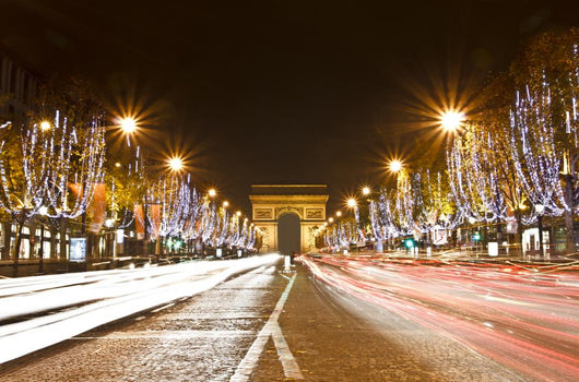 Champs Elysees, Paris, France.. Wall Mural
