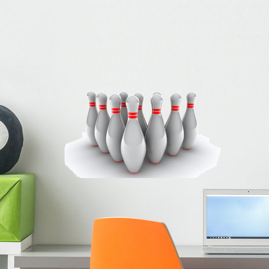 3D Bowling Wall Decal