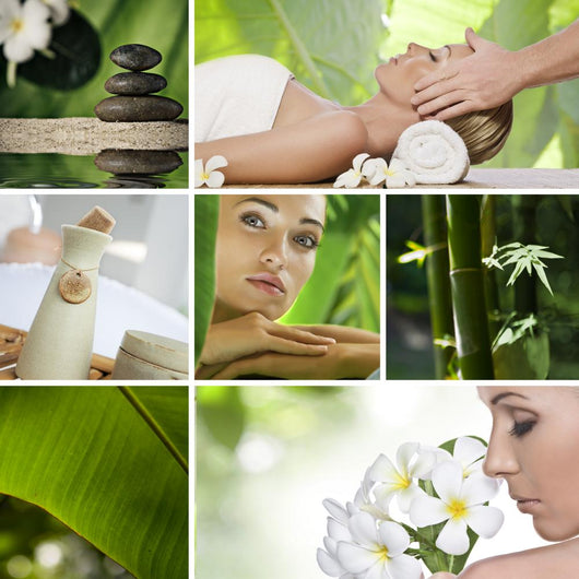 Spa Collage Wall Decal