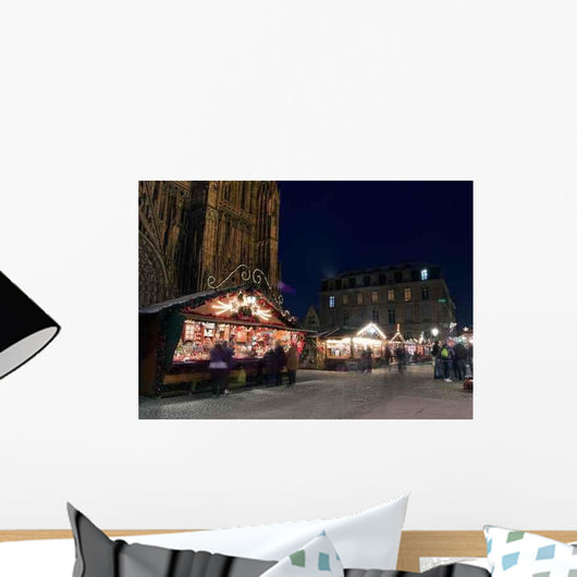 Le Marche Noel Strasbourg Wall Decal Design 2