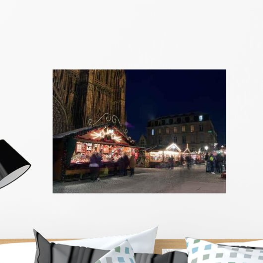 Le Marche Noel Strasbourg Wall Decal Design 2