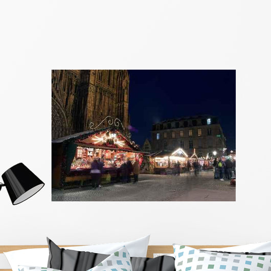 Le Marche Noel Strasbourg Wall Decal Design 2