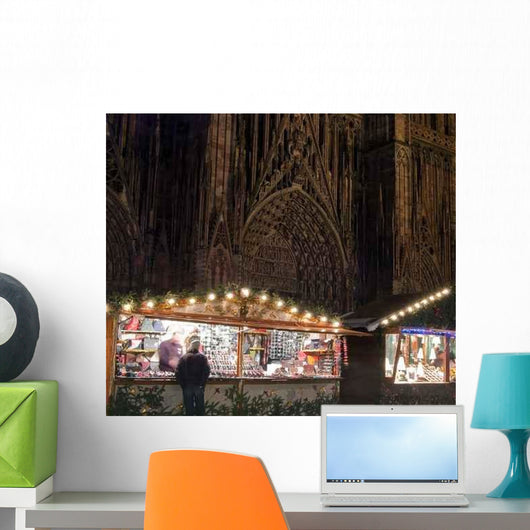 Le Marche Noel Strasbourg Wall Decal Design 1