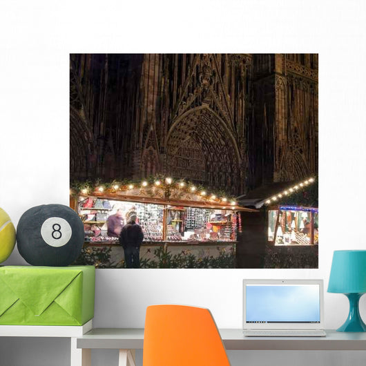 Le Marche Noel Strasbourg Wall Decal Design 1