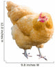 Golden Hen Wall Decal