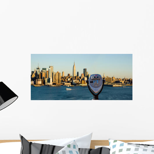 overlooking new york city Wall Mural