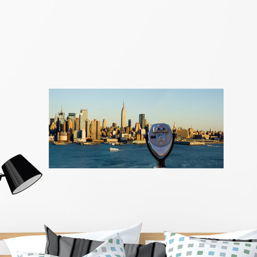 overlooking new york city Wall Mural