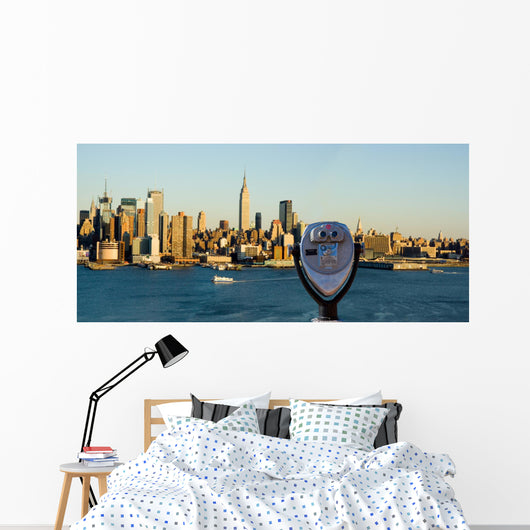 overlooking new york city Wall Mural