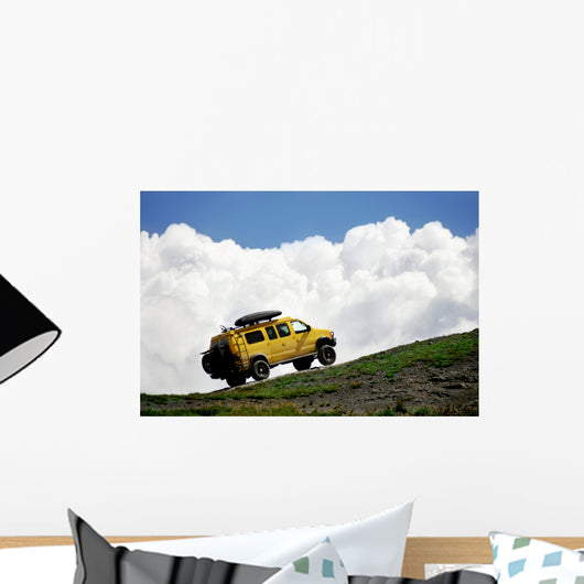 moutain pass Wall Mural