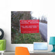 Bird Flu Warning Sign Wall Decal