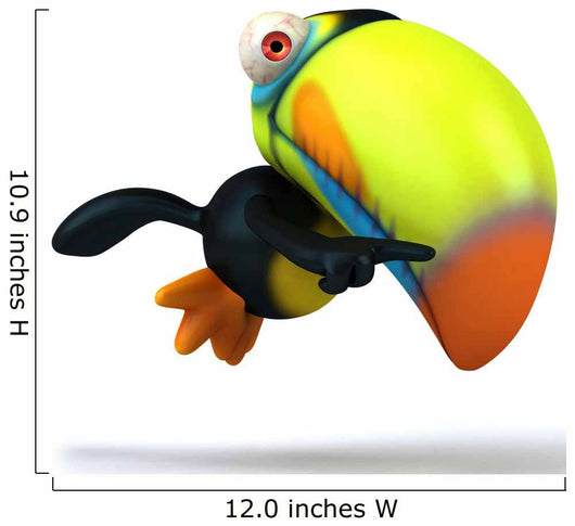 Flying Toucan Wall Decal