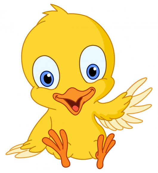 Cute Chick Wall Decal
