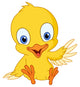 Cute Chick Wall Decal