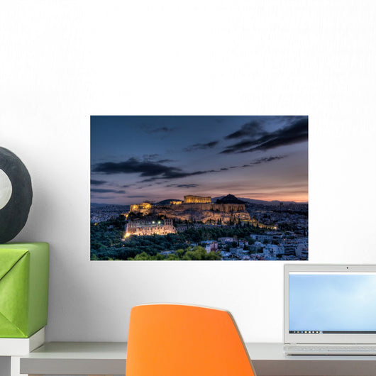 Parthenon and Acropolis, Athens at sunrise Wall Mural