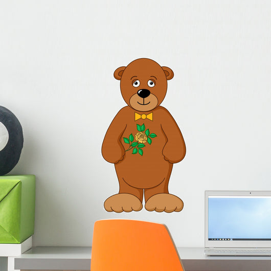Teddy Bear with Flower