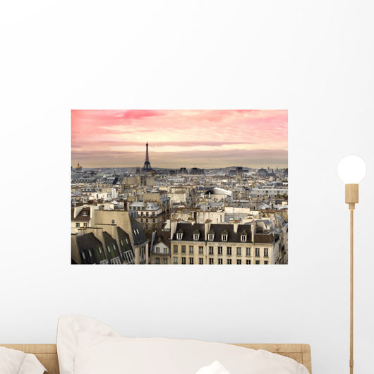 Paris Aussicht Eiffelturm Wall Mural