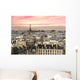 Paris Aussicht Eiffelturm Wall Mural