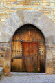 Romanesque Arch Door Wooden