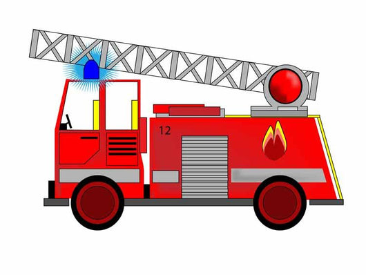 Fire Engine Wall Decal