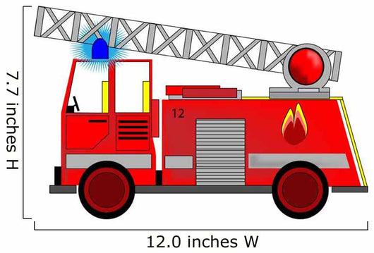 Fire Engine Wall Decal