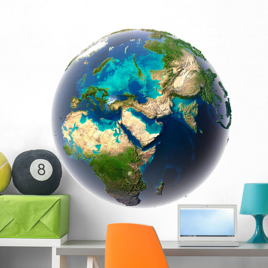 Flooded Earth Wall Decal