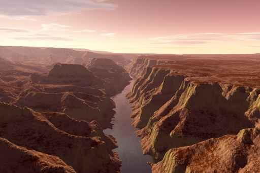 Death Canyon Red Wall Decal