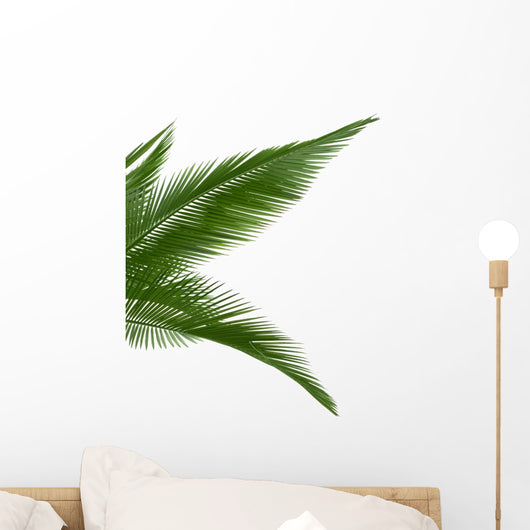 Green Palm Leaves Wall Decal