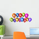 Happy Birthday Balloons Wall Decal