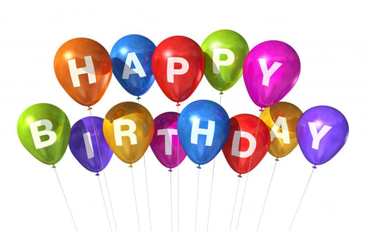 Happy Birthday Balloons Wall Decal