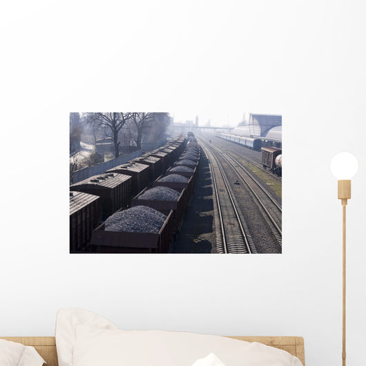 train cars Wall Mural