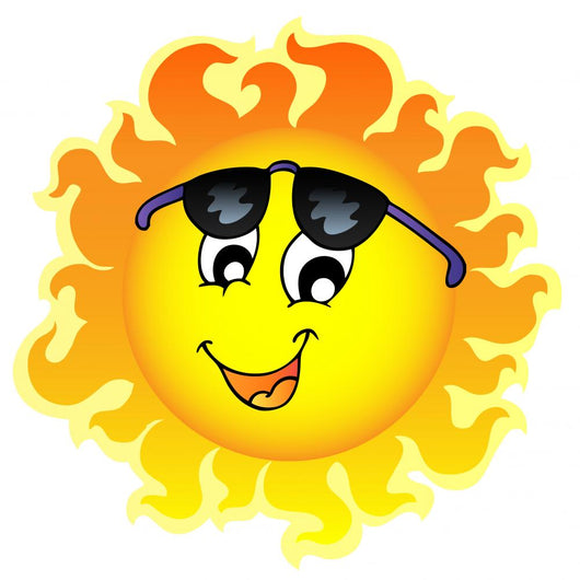 Cute Funny Sun with