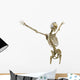 dj skelleton in dancing the dance Wall Decal
