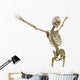 dj skelleton in dancing the dance Wall Decal
