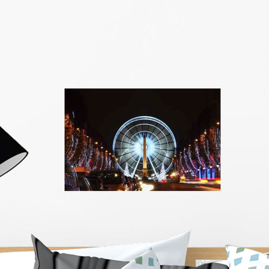 Ferris Wheel Concorde Square Wall Decal