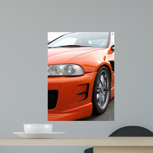 Custom Car Japan Wall Mural