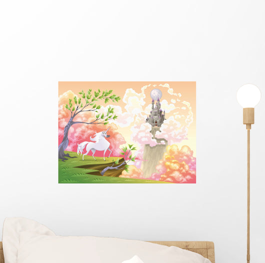 Girl's Murals Unicorn and