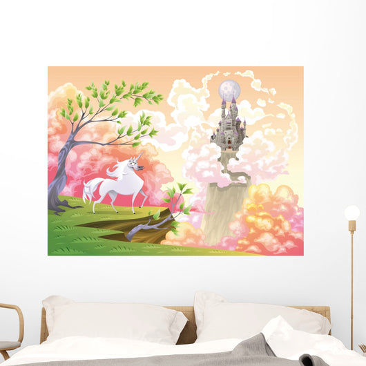 Girl's Murals Unicorn and