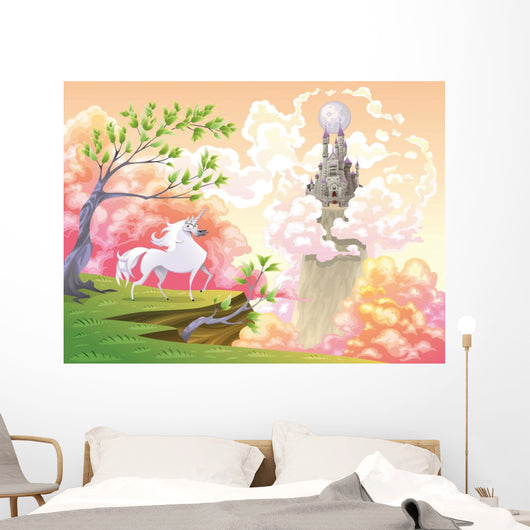 Girl's Murals Unicorn and