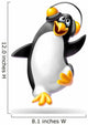 penguin musical Wall Decal
