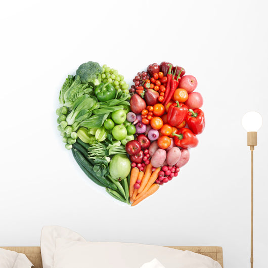 green and red healthy food Wall Mural