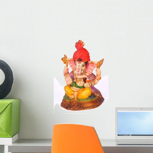 Colorful Hindu God Ganesha Wall Decal
