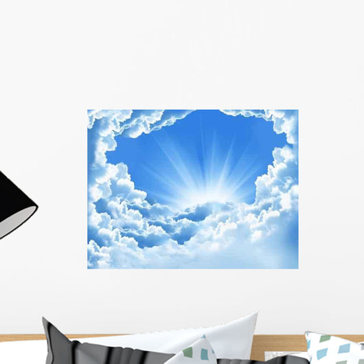 Beautiful Clouds Wall Decal Design 2