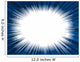 Star Burst Background Blue Frame Wall Mural