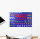 happy birthday gift bag Wall Mural