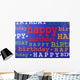 happy birthday gift bag Wall Mural